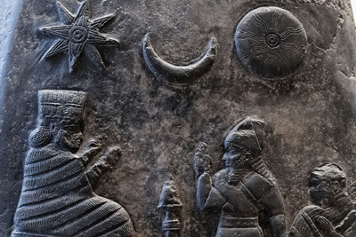 Image of the Sumerian moon god Nanna or Sin/Suen